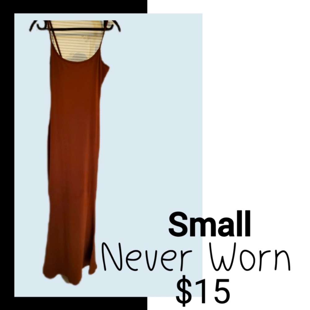 Brown Fitted Dress